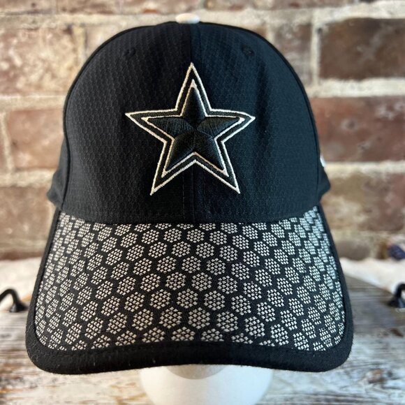 New Era 39THIRTY DALLAS Cowboys 2018 NFL On Field Sideline Men's Black OSFA - Picture 1 of 8